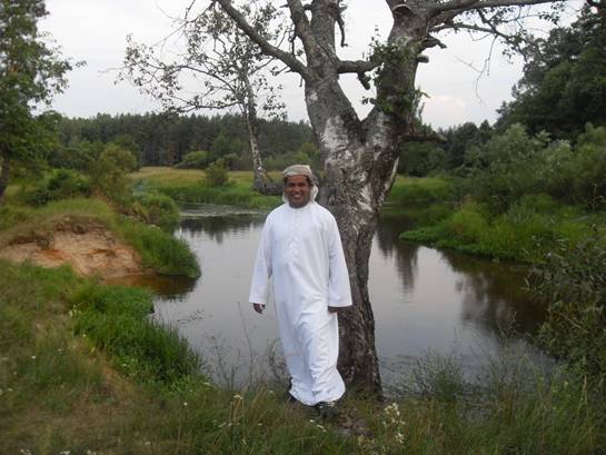 Туристы из Арабских Эмиратов в г. Костюковичи